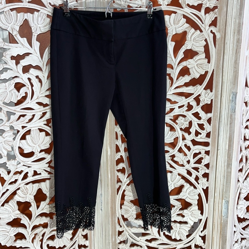 Alfani black crop pants